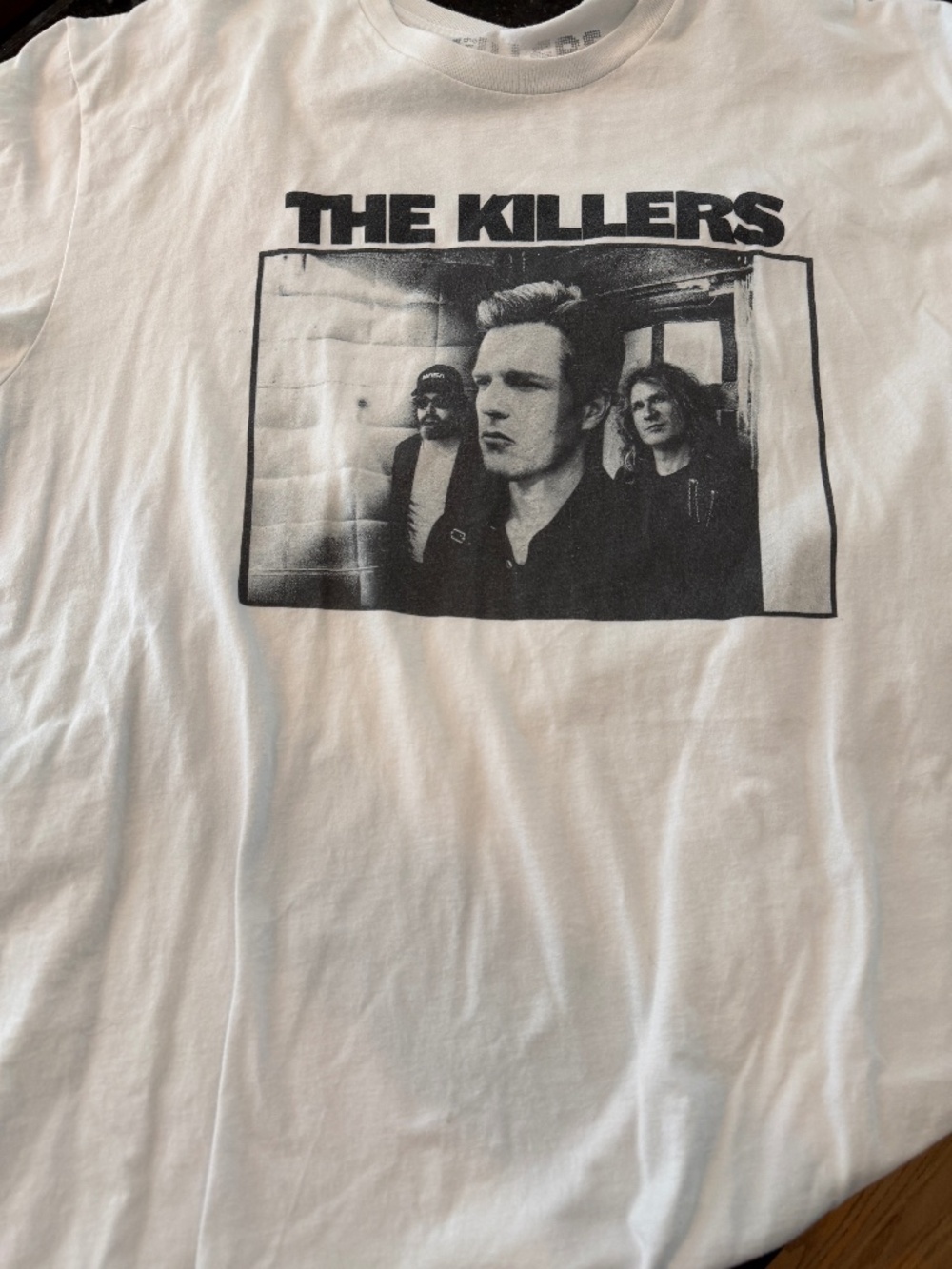 The Killers white short sleeved tee